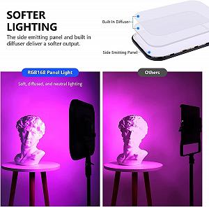 Комплект студийного света Neewer RGB168 LED-панель 60Вт / Full RGB Spectrum / 2500K-8500K / Управление через Bluetooth / CRI 97+ цена на synthetic.ua - Фото 1 Комплект студийного света Neewer RGB168 LED-панель 60Вт / Full RGB Spectrum / 2500K-8500K / Управление через Bluetooth / CRI 97+ synthetic.ua - Фото 1