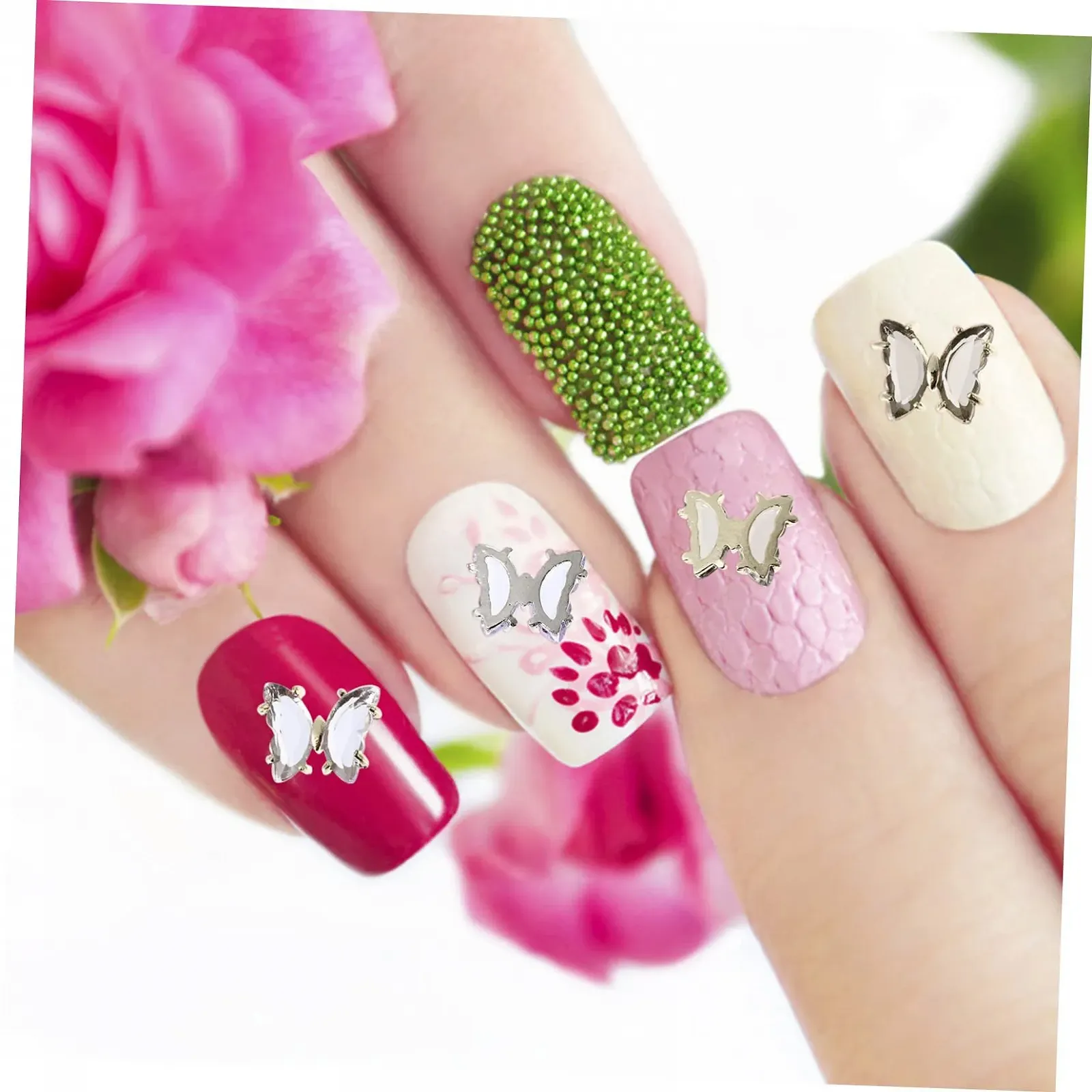 Прикраса для нігтів Метелик прикраса для манікюру своїми руками, фото №7