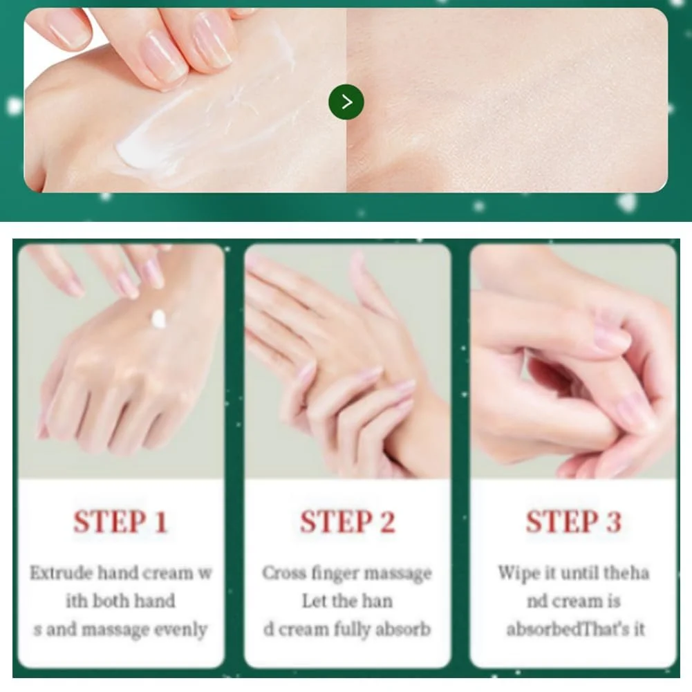 Набір різдвяних кремів для рук Mini, набір міні-кремів для рук, 5 шт, фото №7