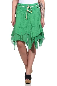 Спідниця ZARMEXX Літня Спідниця Кльош Однотонна synthetic.ua - Фото 1