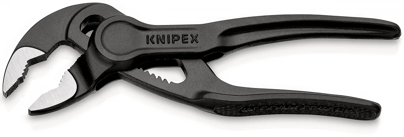 Клещи переставные KNIPEX Cobra 87 01 180, 180 мм & Мини Клещи переставные Cobra
a XS, 100 мм, гайки до 24 мм, фото №4 Клещи переставные KNIPEX Cobra 87 01 180, 180 мм & Мини Клещи переставные Cobra
a XS, 100 мм, гайки до 24 мм, фото №4
