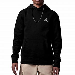 Толстовка с капюшоном Jordan Brooklyn для мальчиков Чёрный - Фото 1