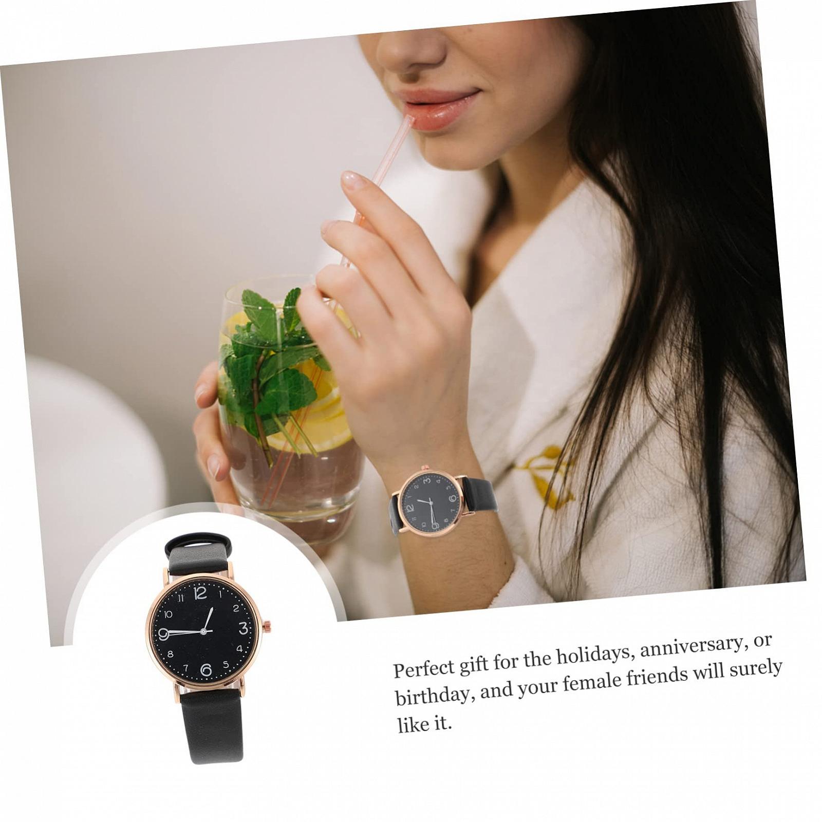 Женские Цифровые Часы LIFKOME Минималистичные Черные, фото №3