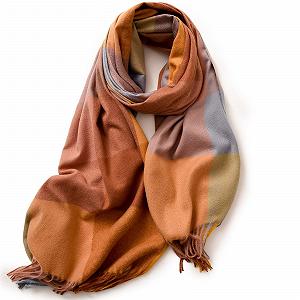 Шарф XXL Вовняний шарф Taupe Жіночий synthetic.ua - Фото 1