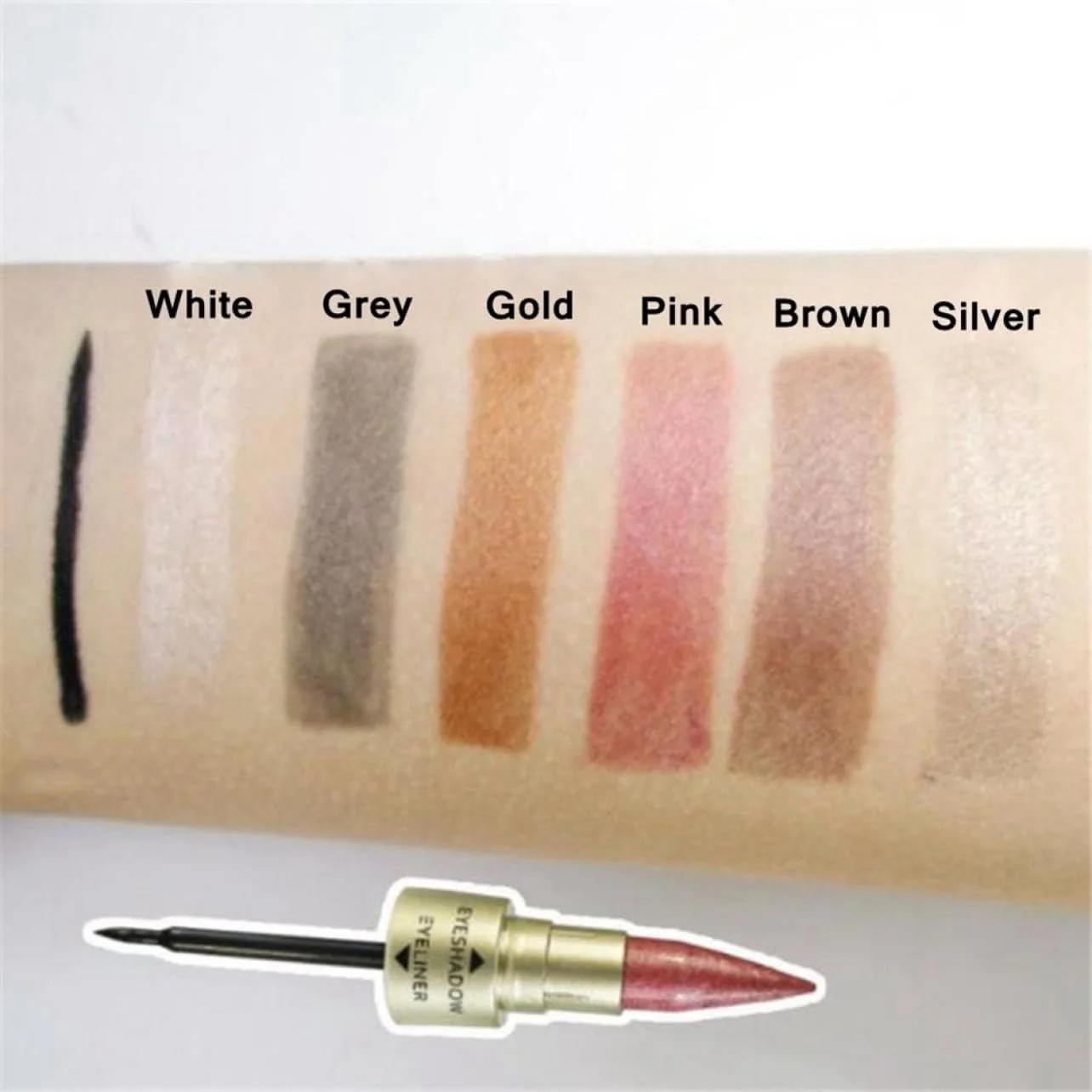 Карандаш для глаз 2 в 1 с двумя наконечниками, фото №3