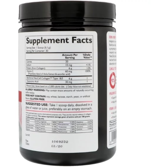 Коллаген Neocell Derma Matrix Collagen Skin Complex 183 g 30 servings NEL-12958, фото №3