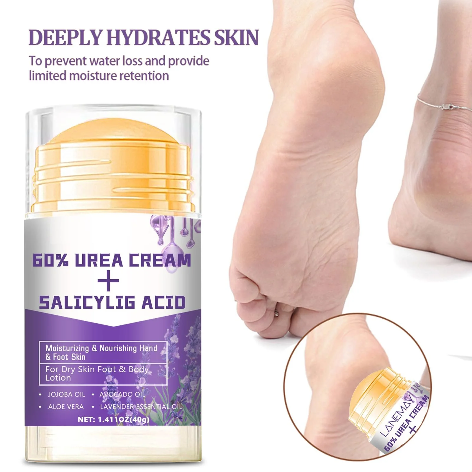 Крем для ног Anti Crack против трещин на пятках локтях и руках стик, фото №4