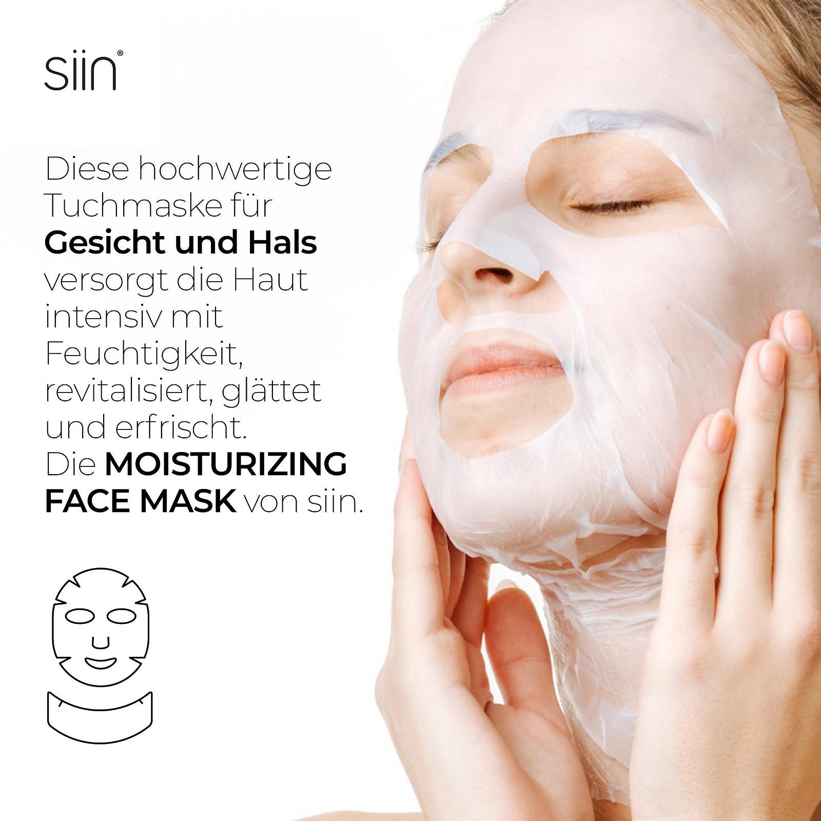 Маска для обличчя Зволожуюча siin - Упаковка з 5 штук, фото №6