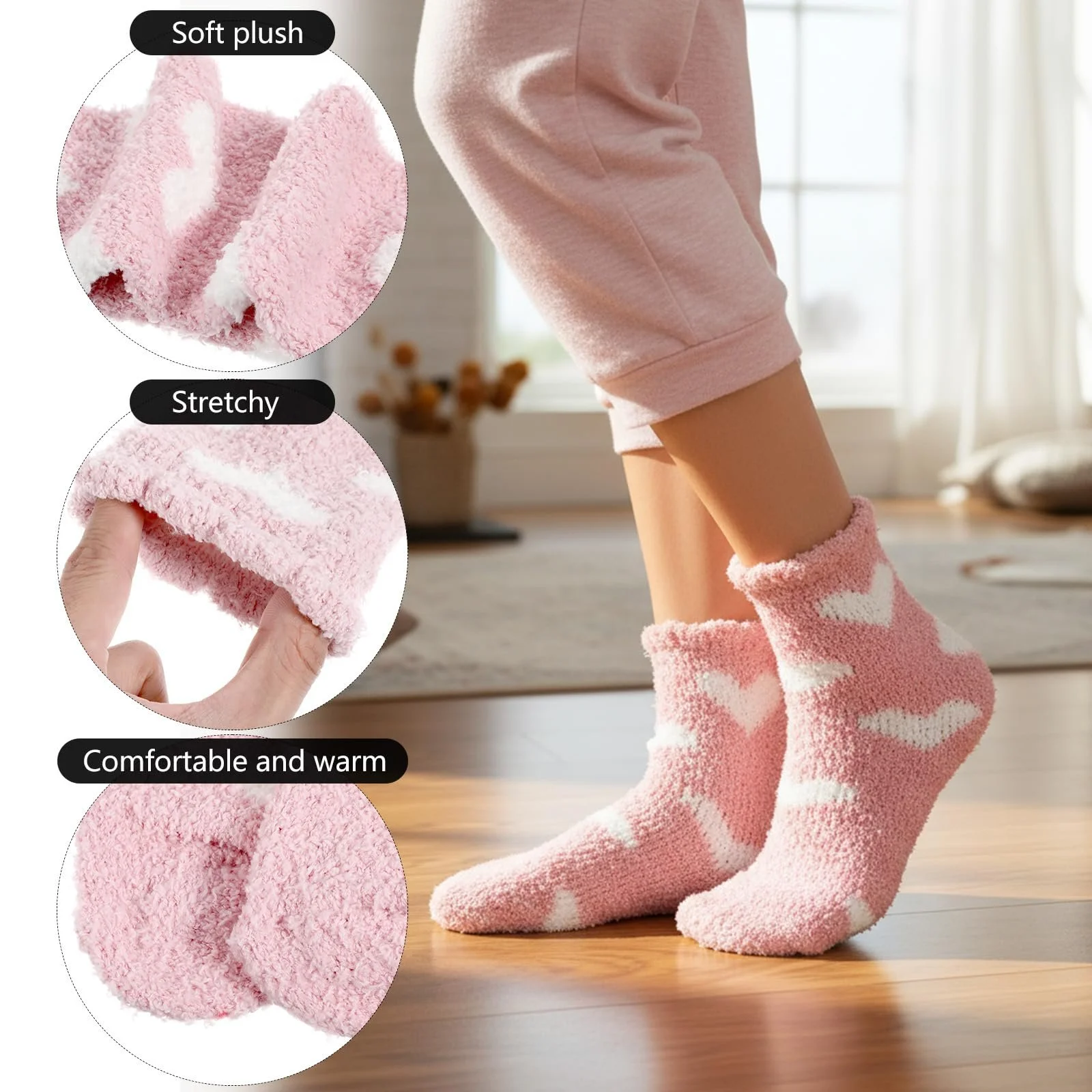 Теплі шкарпетки для жінок (3 пари), фото №5 Теплі шкарпетки для жінок (3 пари), фото №5