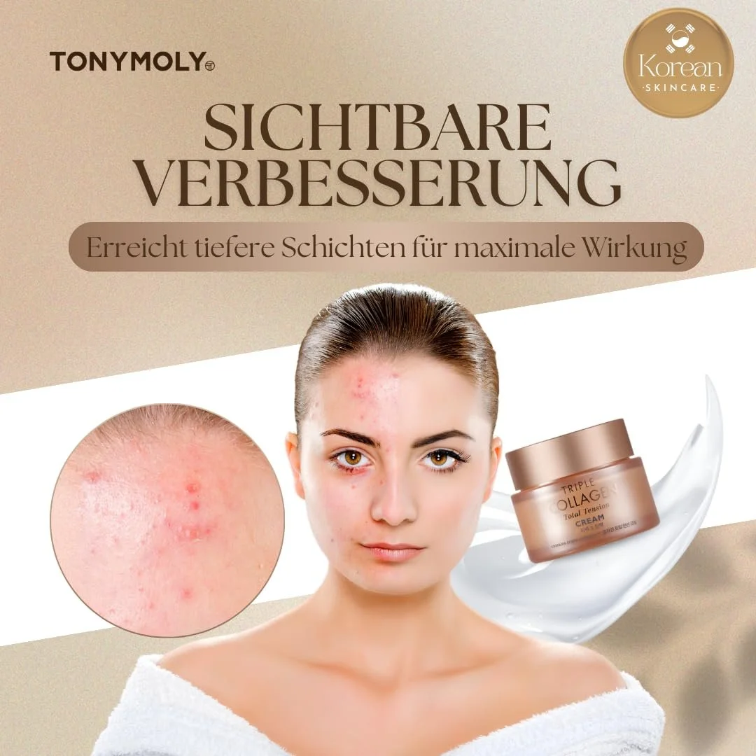 Крем TONYMOLY Triple Collagen Total Tension підтягувальний проти зморшок освітлювальний з ніацинамідом та вітаміном C 80 мл, фото №7
