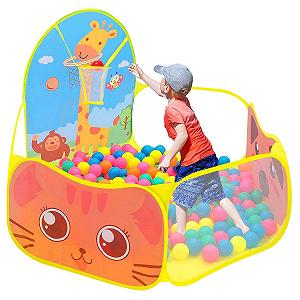 Игровой Центр Esenlong Бассейн с Шариками с Баскетбольным Кольцом - Фото 1