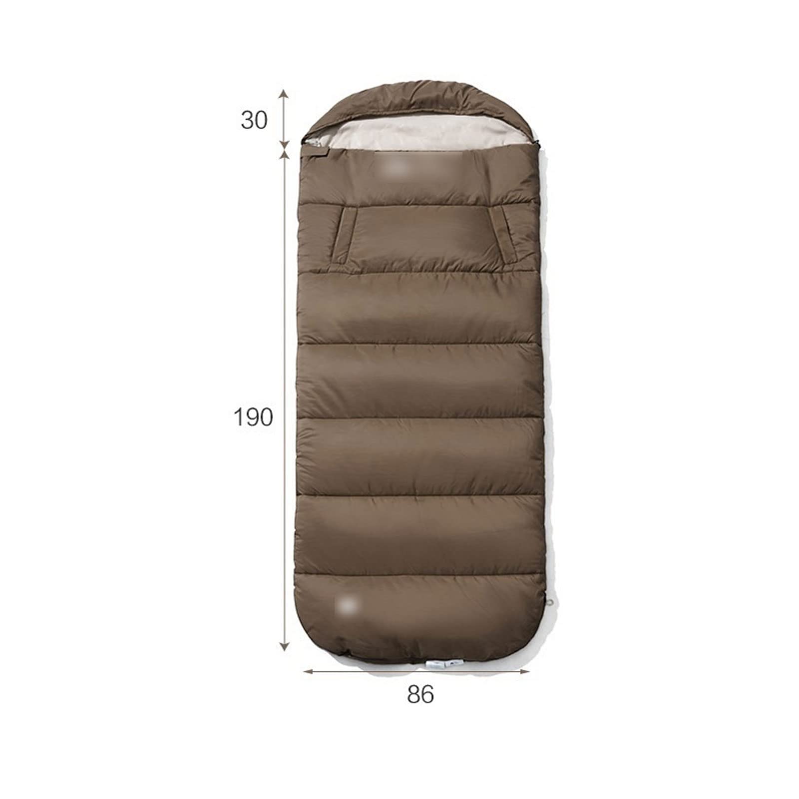 Спальник Baum voll Baumwollschlafsack Breiter Зеленый (Зеленый Единобр. размер), фото №2
