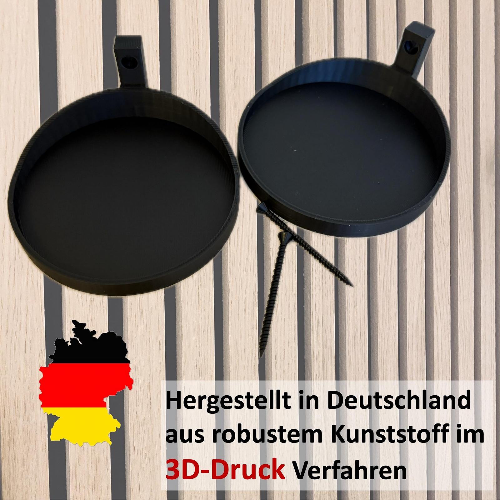 Підставки для рослин Pack of 2 для акустичних панелей Black, фото №4