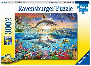 Пазл Ravensburger Le Paradis des Dauphins 12895 300 деталей XXL Разноцветный synthetic.ua - Фото 1