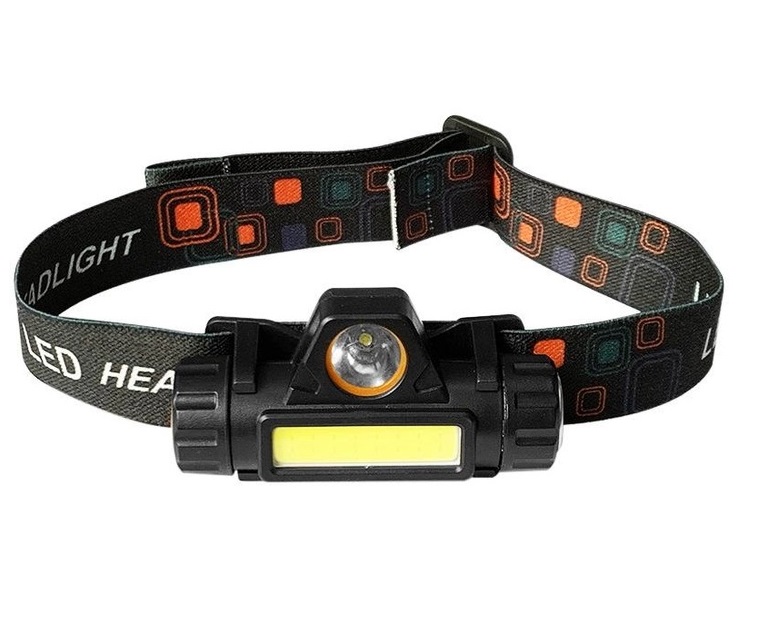 Фонарь налобный аккумуляторный Bluefield РН2 5W 2 лампи XPE COM 500 Lm Черный ФH050566, фото №1 Фонарь налобный аккумуляторный Bluefield РН2 5W 2 лампи XPE COM 500 Lm Черный ФH050566, фото №1