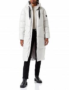 Пуховик Mexx Stretch PU з капюшоном, міді довжини - Фото 1