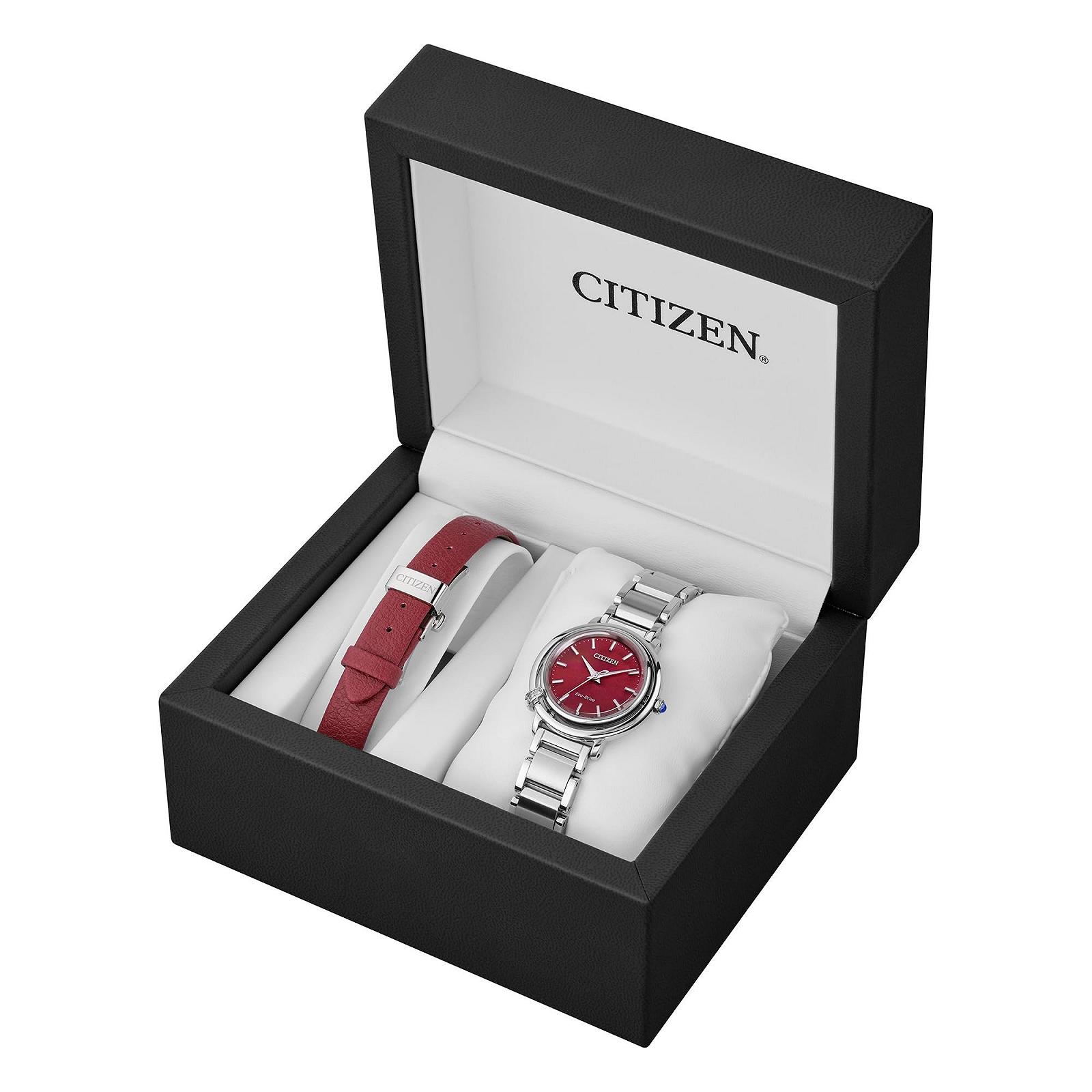 Женские Аналоговые Часы Citizen EM1091-67X с Ремешком из Нержавеющей Стали, фото №4