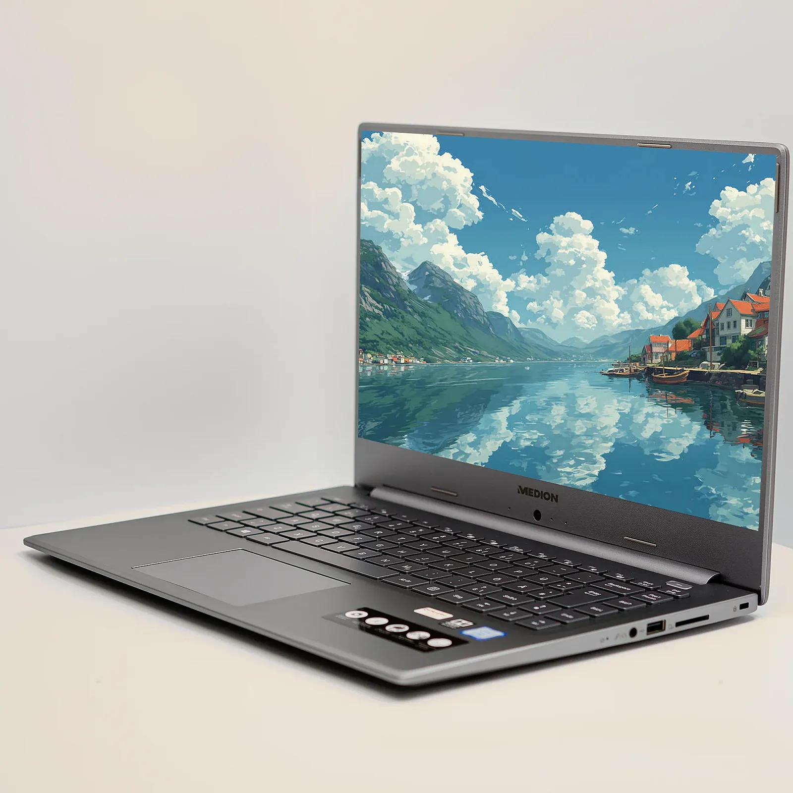 Ноутбук 15.6'' Medion (Lenovo Group) Akoya S6445 | Intel Core i7-8565U | IPS (1920x1080) FullHD | RAM DDR4 8 ГБ | SSD 256 ГБ | Intel UHD Graphics 620 | Металевий корпус | Win11 (5007), фото №3