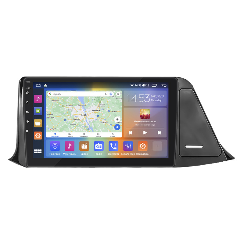 Станна магнітола Lesko 9 Toyota C-HR I Ресталінг 2019-н.в. 4/64Gb CarPlay 4G Wi-Fi GPS Prime (9764-48166), фото №1