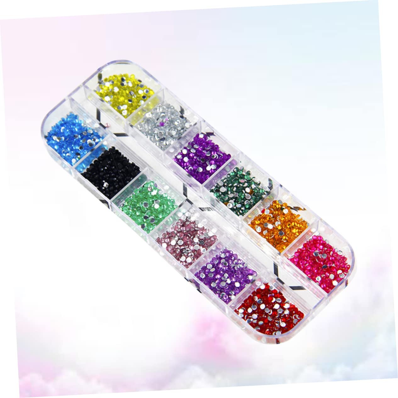 Наклейки для дизайна ногтей Beavorty 12 цветов, упаковка 2000 шт. Блестящие украшения для дизайна ногтей, яркие цвета, фото №7 Наклейки для дизайна ногтей Beavorty 12 цветов, упаковка 2000 шт. Блестящие украшения для дизайна ногтей, яркие цвета, фото №7