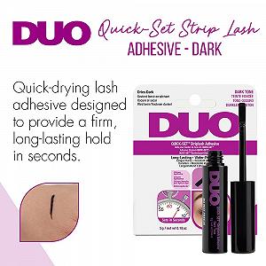 Клей Ardell Duo Quickset Dark для накладних вій оригінальний чорний 5г 1X synthetic.ua - Фото 1