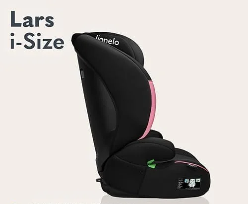 Дитяче автокрісло Lionelo Lars i-Size / 100-150 см / 4-12 років / Найновіший стандарт R129 / Чорно-рожевий, фото №4 Дитяче автокрісло Lionelo Lars i-Size / 100-150 см / 4-12 років / Найновіший стандарт R129 / Чорно-рожевий, фото №4