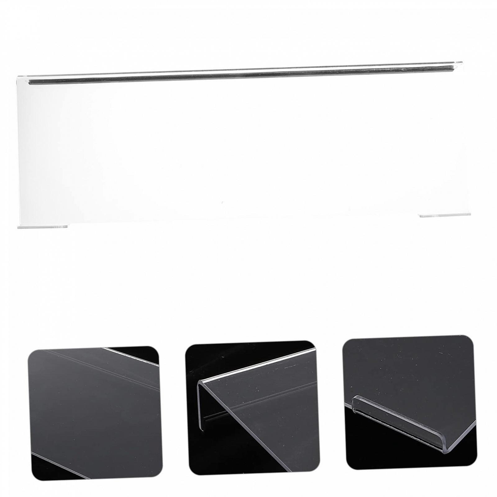 Підставка для клавіатури акрилова прозора з нековзною конструкцією, нахилена, ергономічна, підходить для різних клавіатур, різні кольори, фото №7