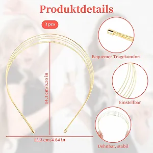 Набор обручей на голову 3 шт. synthetic.ua - Фото 1