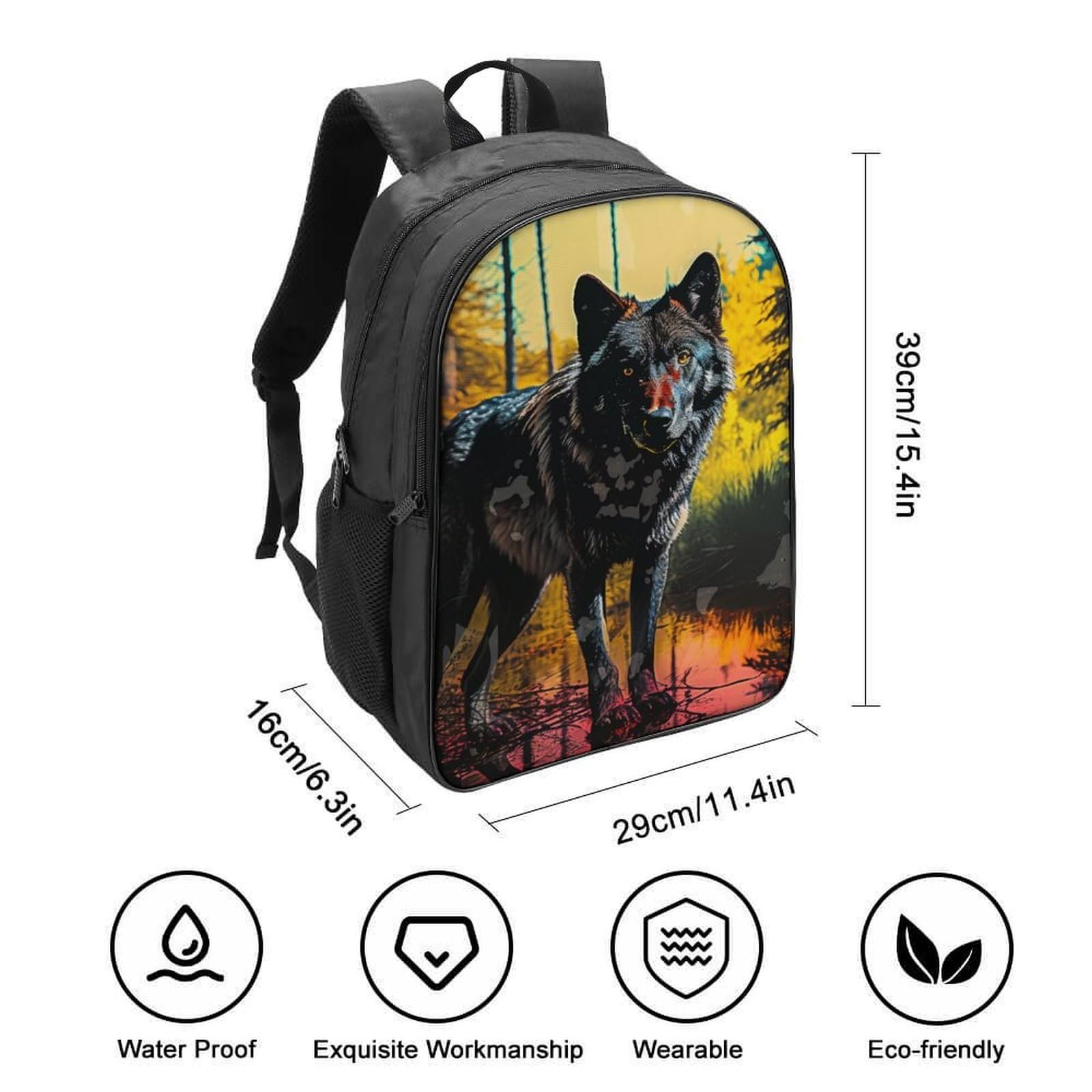 Ранець Wolf RSIUUODNF 40x28x16см, фото №2