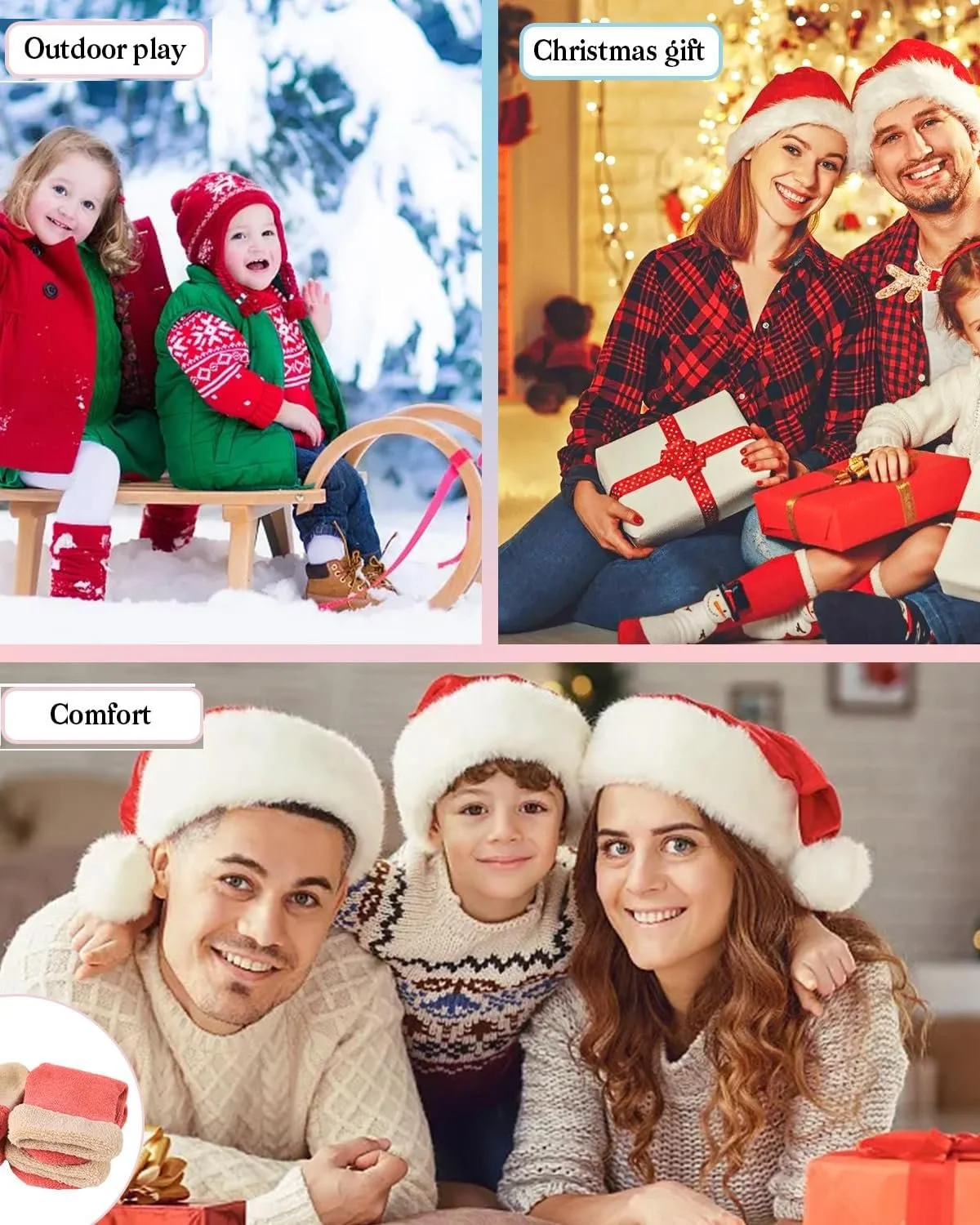 Термошкарпетки Жіночі Різнокольорові з Вовни (5 пар), фото №6