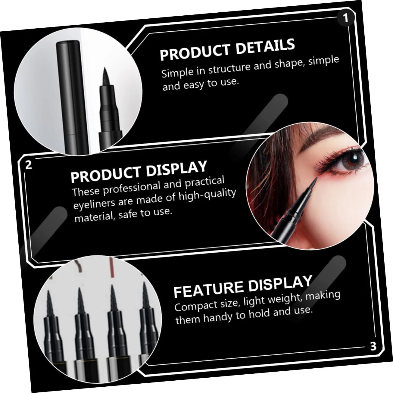 Набір кольорових підводок для очей minkissy, 12 шт, фото №7