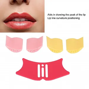 Набір інструментів для макіяжу очей з 3 предметів (трафарет для контуру носа, аплікатор для макіяжу) synthetic.ua - Фото 1