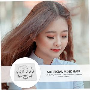 Ресницы Angoily искусственные 14 пар натуральные synthetic.ua - Фото 1