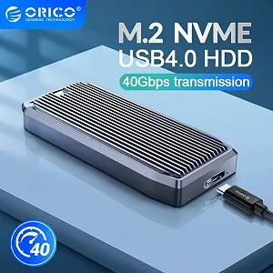 Купити Зовнішній адаптер ORICO 40Gbps M.2 NVMe SSD to USB4 - Фото 1 Зовнішній адаптер ORICO 40Gbps M.2 NVMe SSD to USB4 - Фото 1