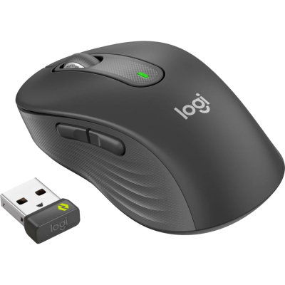 Мышка Logitech Signature M650 L Wireless Mouse for Business Graphite (910-006348), фото №5