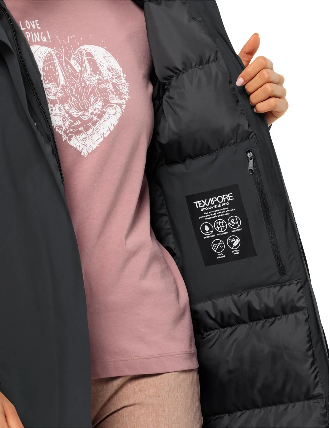 Пальто Jack Wolfskin Жіноче, фото №5 Пальто Jack Wolfskin Жіноче, фото №5