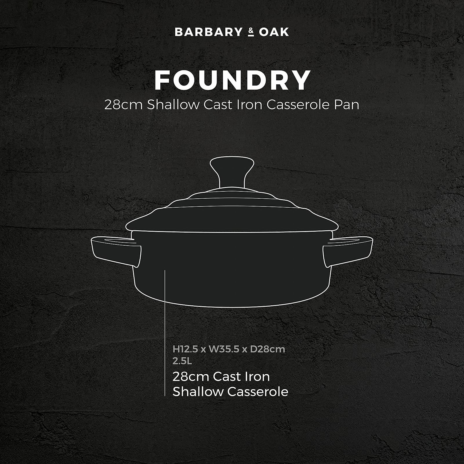 Жаровня Barbary & Oak BO800253GRN чугунная эмалированная 28 см зеленая, фото №11