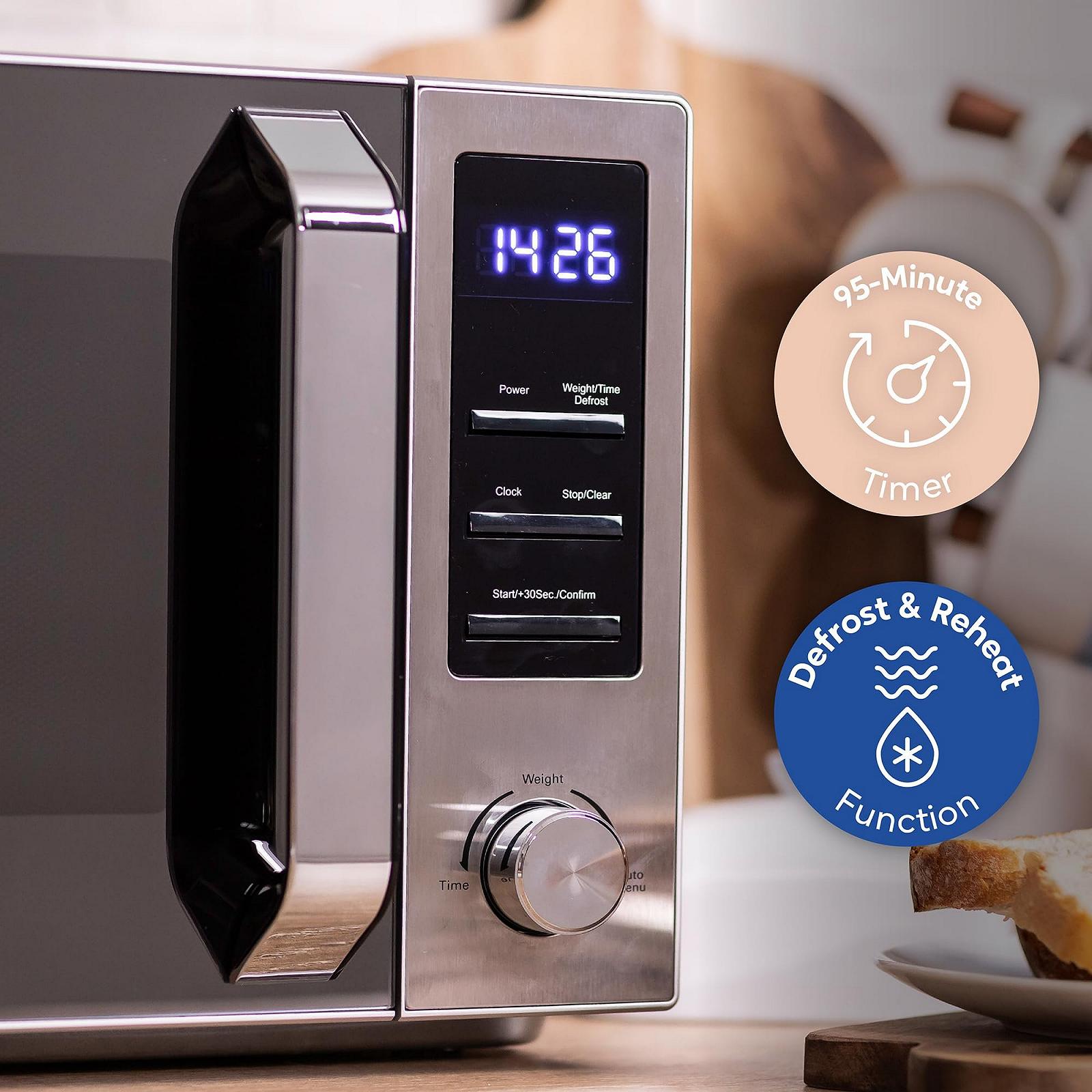 Микроволновая печь Russell Hobbs RHM2372SS 23 л 900 Вт Нержавеющая сталь, фото №8 Микроволновая печь Russell Hobbs RHM2372SS 23 л 900 Вт Нержавеющая сталь, фото №8