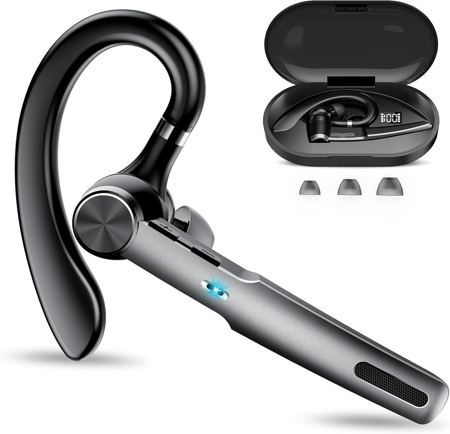 Bluetooth Гарнитура Беспроводная Hands-Free Phone 5.3 Черный, фото №1