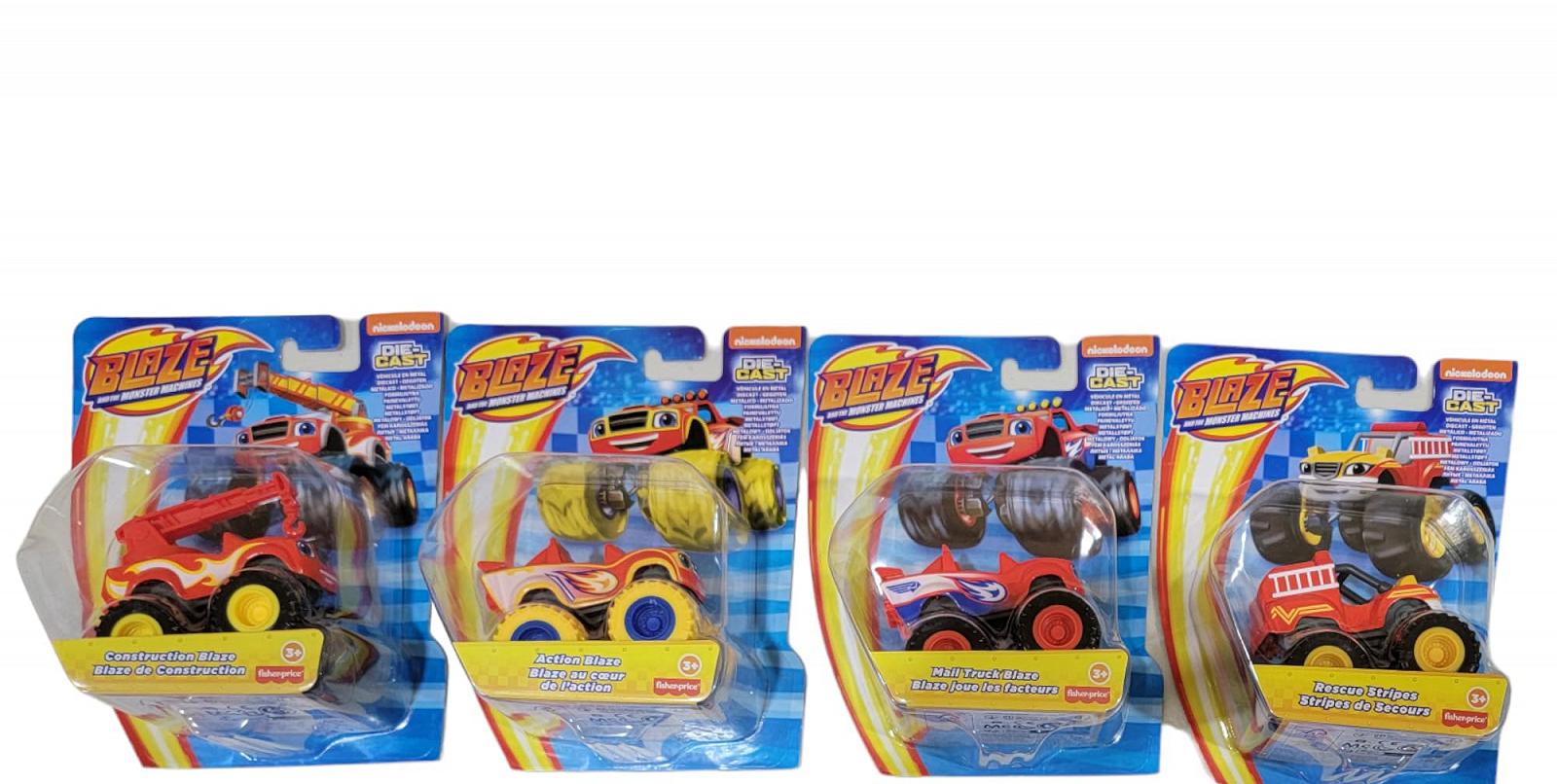 Набір Fisher-Price Nickelodeon Blaze & The Monster Machines Diecast Повний 8 транспортних засобів CGF20-963F, фото №2