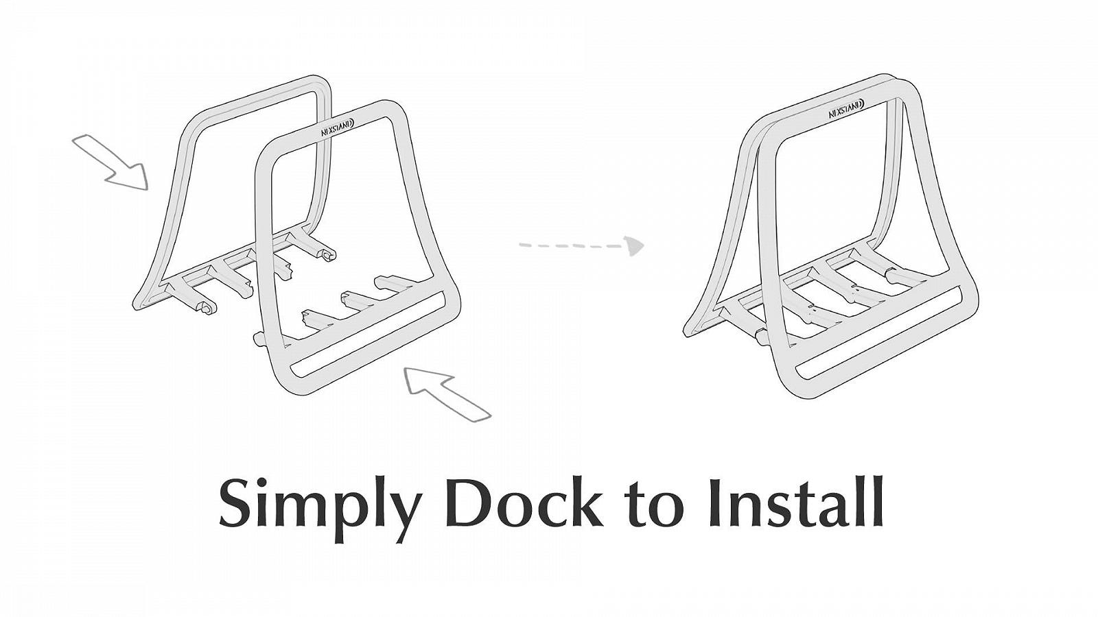 Подставка для ноутбука вертикальная NEXSTAND K11 - регулируемая, компактная, для настольного органайзера для ноутбуков, MacBook, планшетов и электронных книг - самозакрывающаяся, универсальная - черная, фото №9
