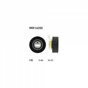 Ролик натяжителя ремня ГРМ SKF VKM 14210 для Ford нижний - Фото 1