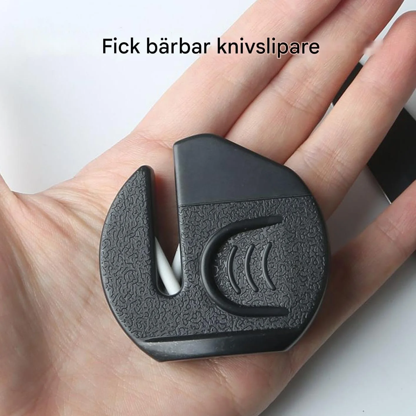 Точило ручне міні для ножів та ножиць компактне, фото №4