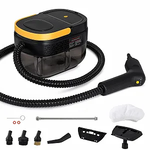 Пароочисник Moongiantgo 1500W 1600ml 3 bar Black - Фото 1