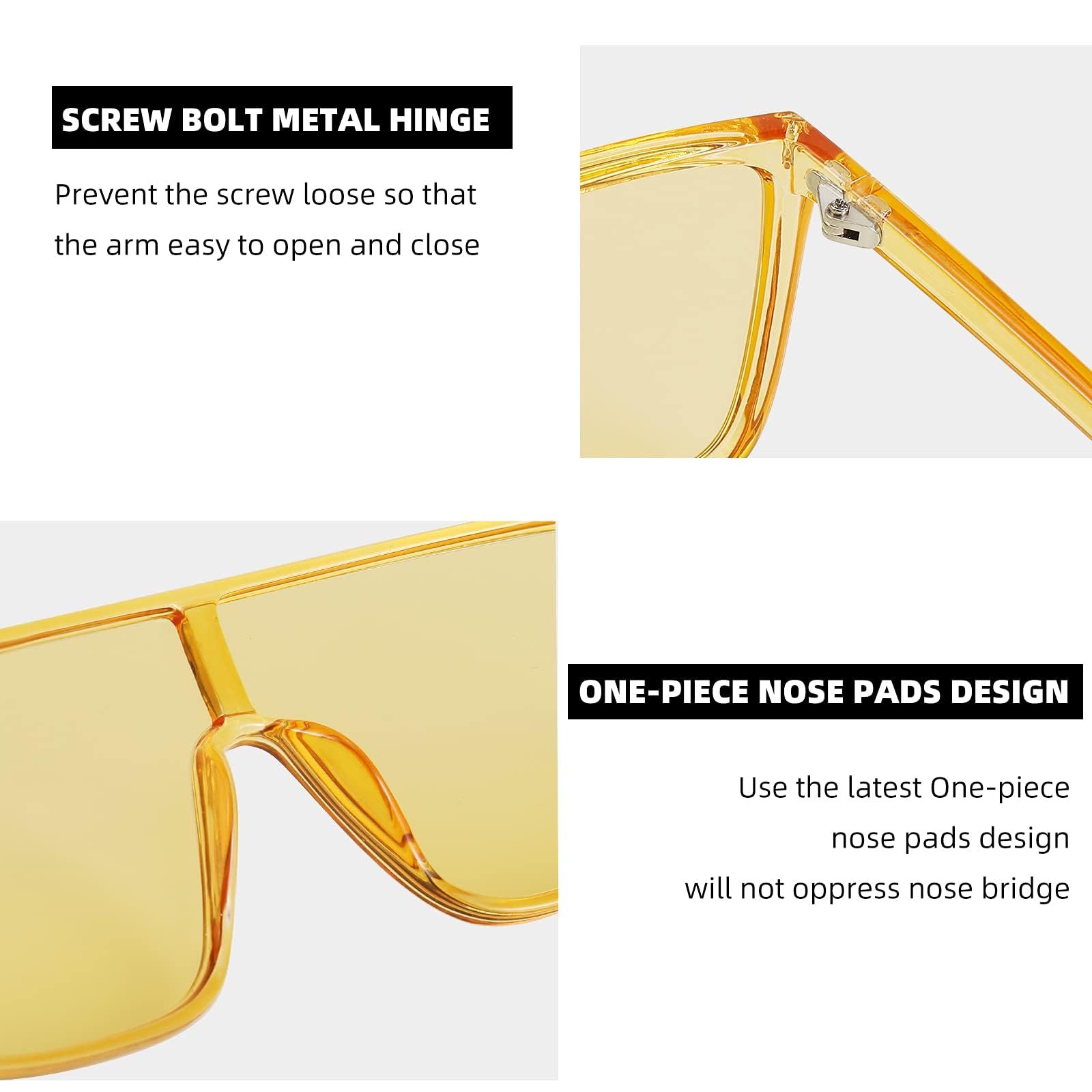 Сонцезахисні окуляри FEISEDY Квадратні Великі для чоловіків та жінок B2759, фото №6 Сонцезахисні окуляри FEISEDY Квадратні Великі для чоловіків та жінок B2759, фото №6