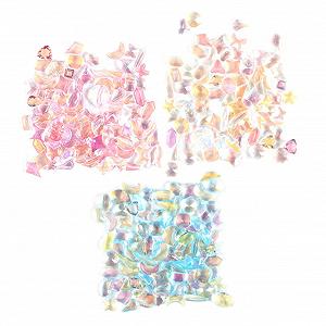 Стрази для нігтів minkissy Aurora з смоли, пласкі, кристали - Фото 1