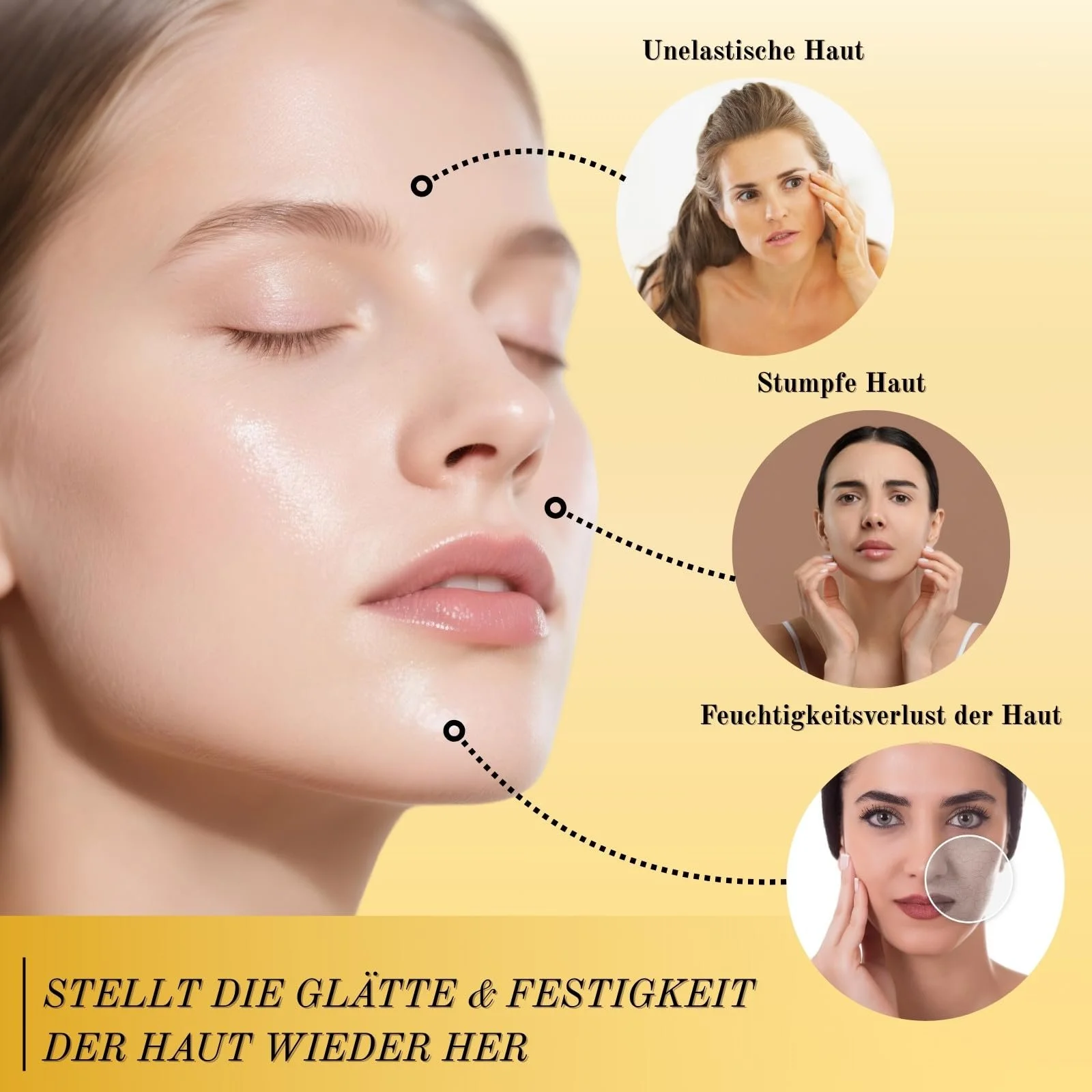 Маска для обличчя Нічна з куркумою, Нічна маска-обгортання з колагеном, з пензлем, фото №4