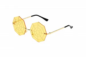 Октагональные Солнцезащитные Очки QVKUUT Паутина Дизайн - Фото 1