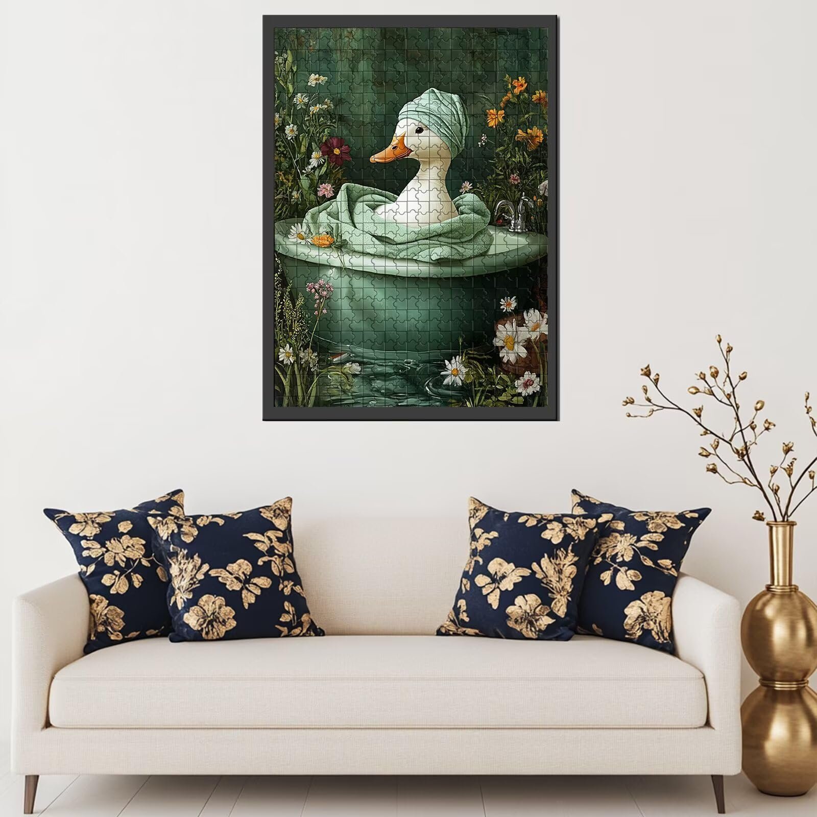 Пазл White Duck in the Bathtub 1000 деталей 70 x 50 см, фото №2 Пазл White Duck in the Bathtub 1000 деталей 70 x 50 см, фото №2