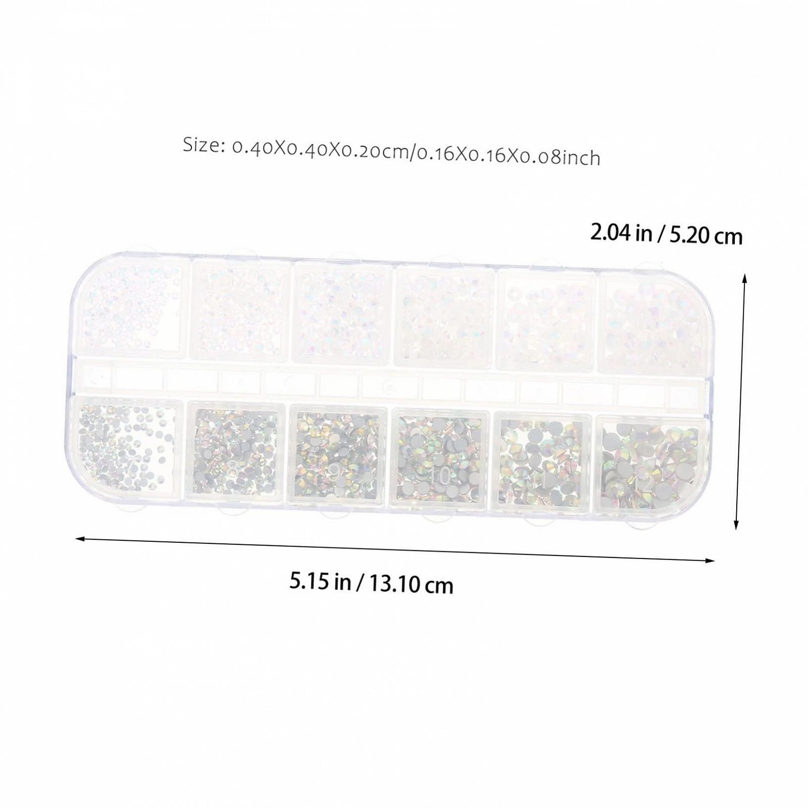 Украшения для ногтей FRCOLOR 1 коробка фигурных сверл украшения для ногтей, черные стразы для ногтей, фото №7 Украшения для ногтей FRCOLOR 1 коробка фигурных сверл украшения для ногтей, черные стразы для ногтей, фото №7